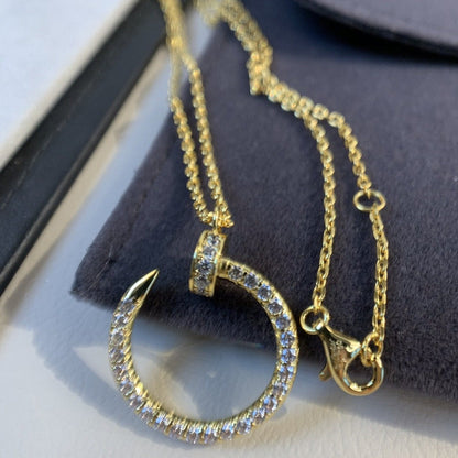 [ELAN LUXE]JUSTE NECKLACE GOLD DIAMONDS