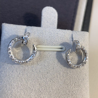 [ELAN LUXE]JUSTE EARRINGS SILVER DIAMONDS
