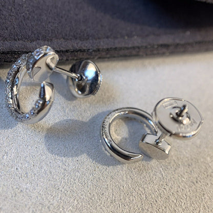 [ELAN LUXE]JUSTE EARRINGS SILVER DIAMONDS