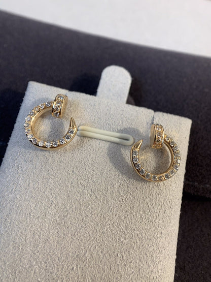[ELAN LUXE]JUSTE EARRINGS GOLD DIAMONDS