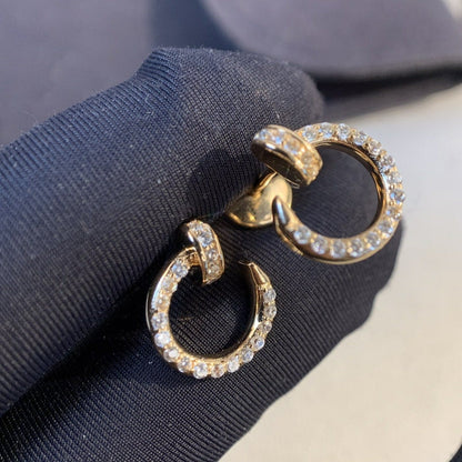 [ELAN LUXE]JUSTE EARRINGS GOLD DIAMONDS