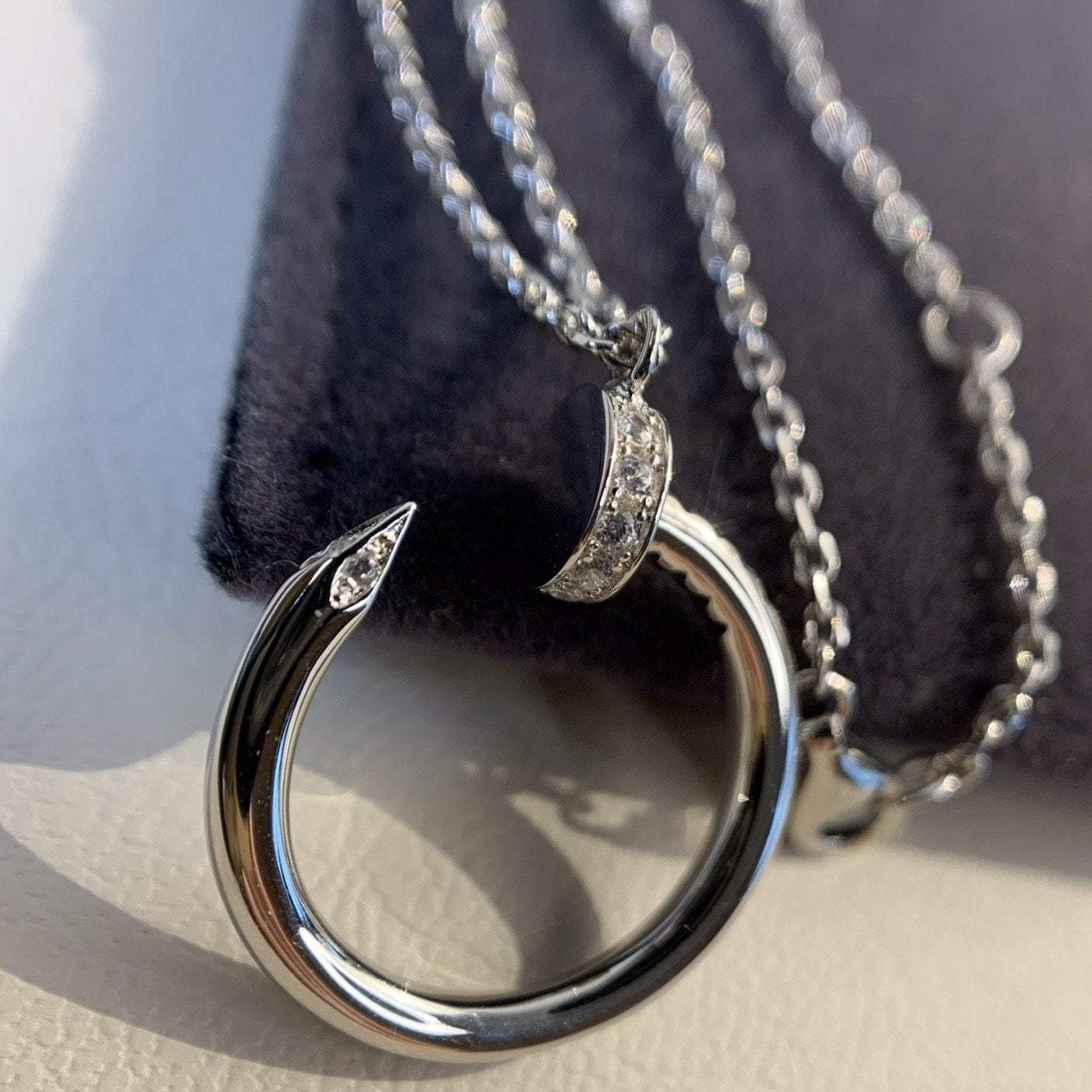 [ELAN LUXE]JUSTE NECKLACE SILVER