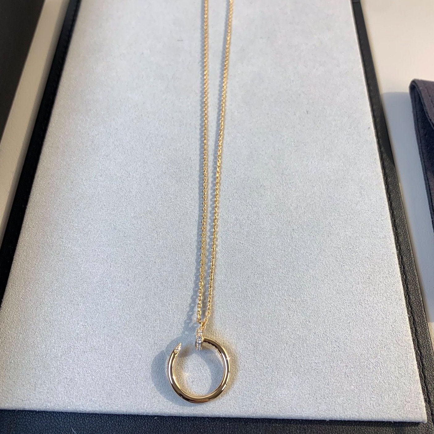 [ELAN LUXE]JUSTE NECKLACE PINK GOLD