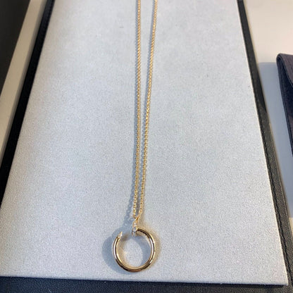 [ELAN LUXE]JUSTE NECKLACE PINK GOLD