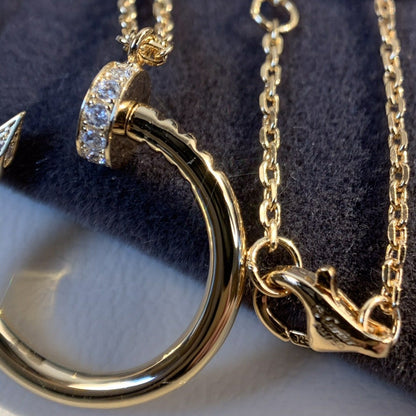 [ELAN LUXE]JUSTE NECKLACE PINK GOLD