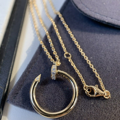 [ELAN LUXE]JUSTE NECKLACE PINK GOLD