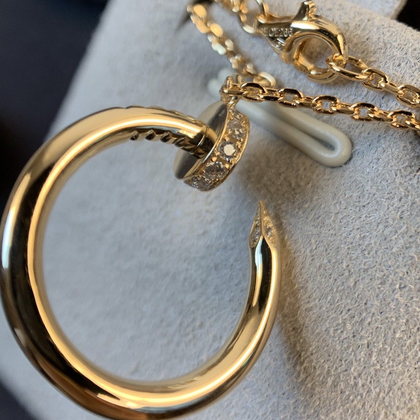 [ELAN LUXE]JUSTE NECKLACE PINK GOLD