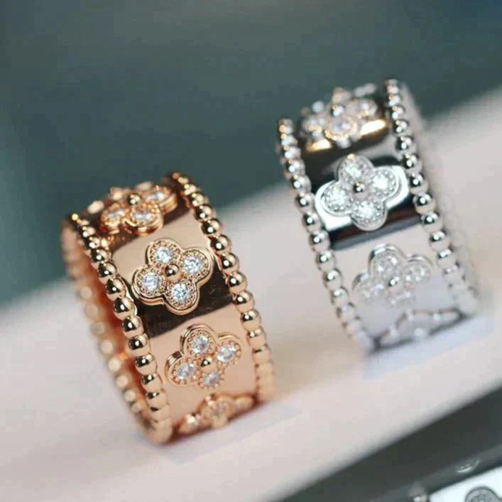 [ELAN LUXE]CLOVER KALEIDOSCOPE RING 10MM