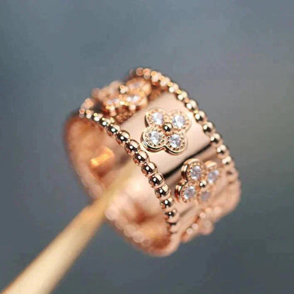 [ELAN LUXE]CLOVER KALEIDOSCOPE RING 10MM