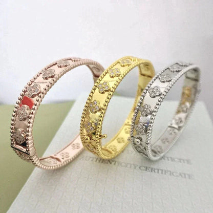 [ELAN LUXE]CLOVER BRACELET 8MM DIAMONDS