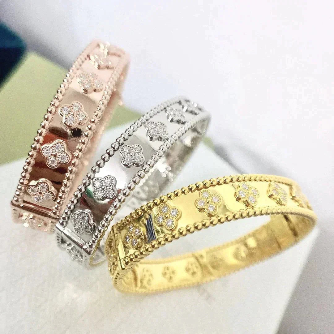 [ELAN LUXE]CLOVER BRACELET 8MM DIAMONDS