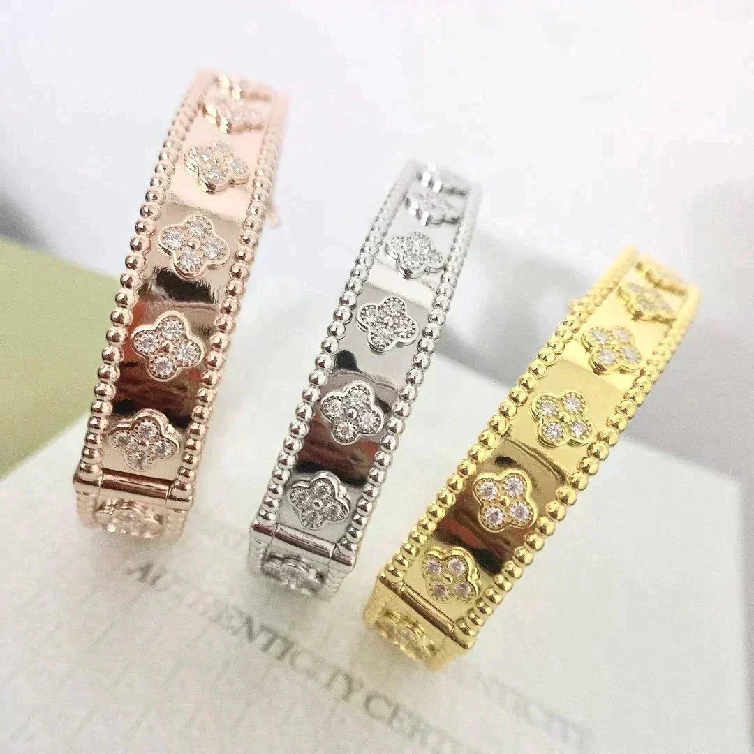 [ELAN LUXE]CLOVER BRACELET 8MM DIAMONDS