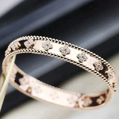 [ELAN LUXE]CLOVER BRACELET 8MM DIAMONDS