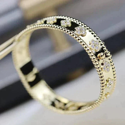[ELAN LUXE]CLOVER BRACELET 8MM DIAMONDS