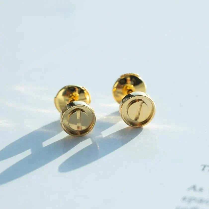 [ELAN LUXE]LOVE EARRINGS GOLD 10MM
