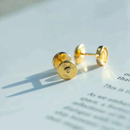 [ELAN LUXE]LOVE EARRINGS GOLD 10MM