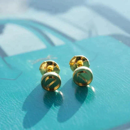 [ELAN LUXE]LOVE EARRINGS GOLD 10MM