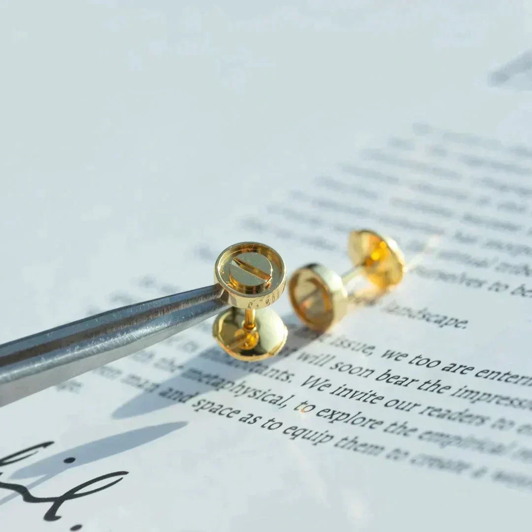 [ELAN LUXE]LOVE EARRINGS GOLD 10MM