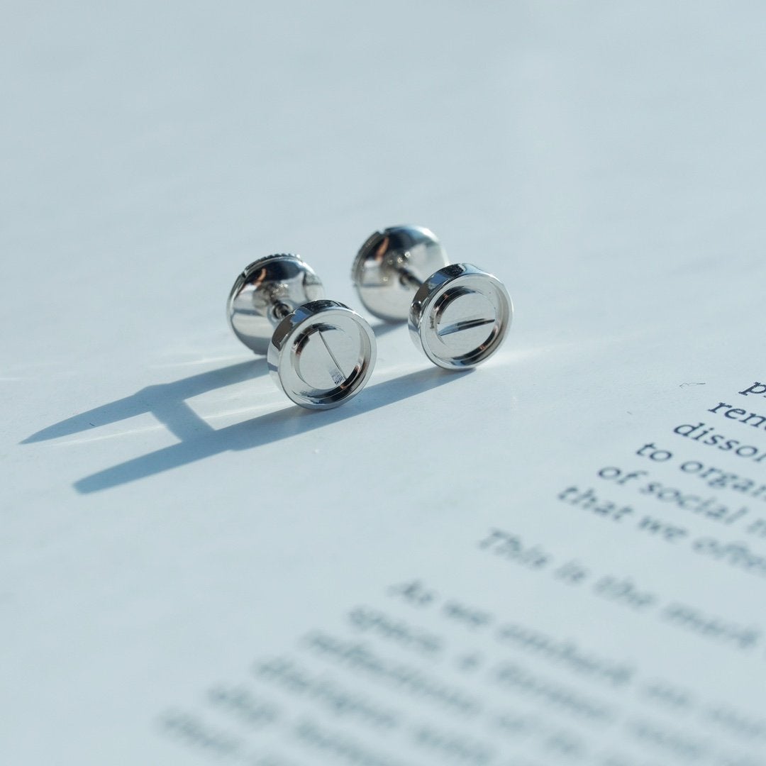 [ELAN LUXE]LOVE EARRINGS SILVER 10MM