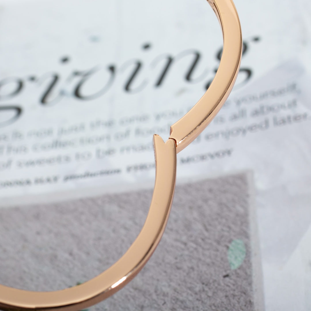 [ELAN LUXE]DREAM BRACELET OPEN PINK GOLD MOP DIAMOND
