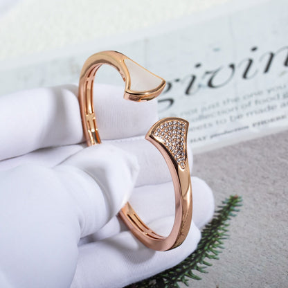 [ELAN LUXE]DREAM BRACELET OPEN PINK GOLD MOP DIAMOND