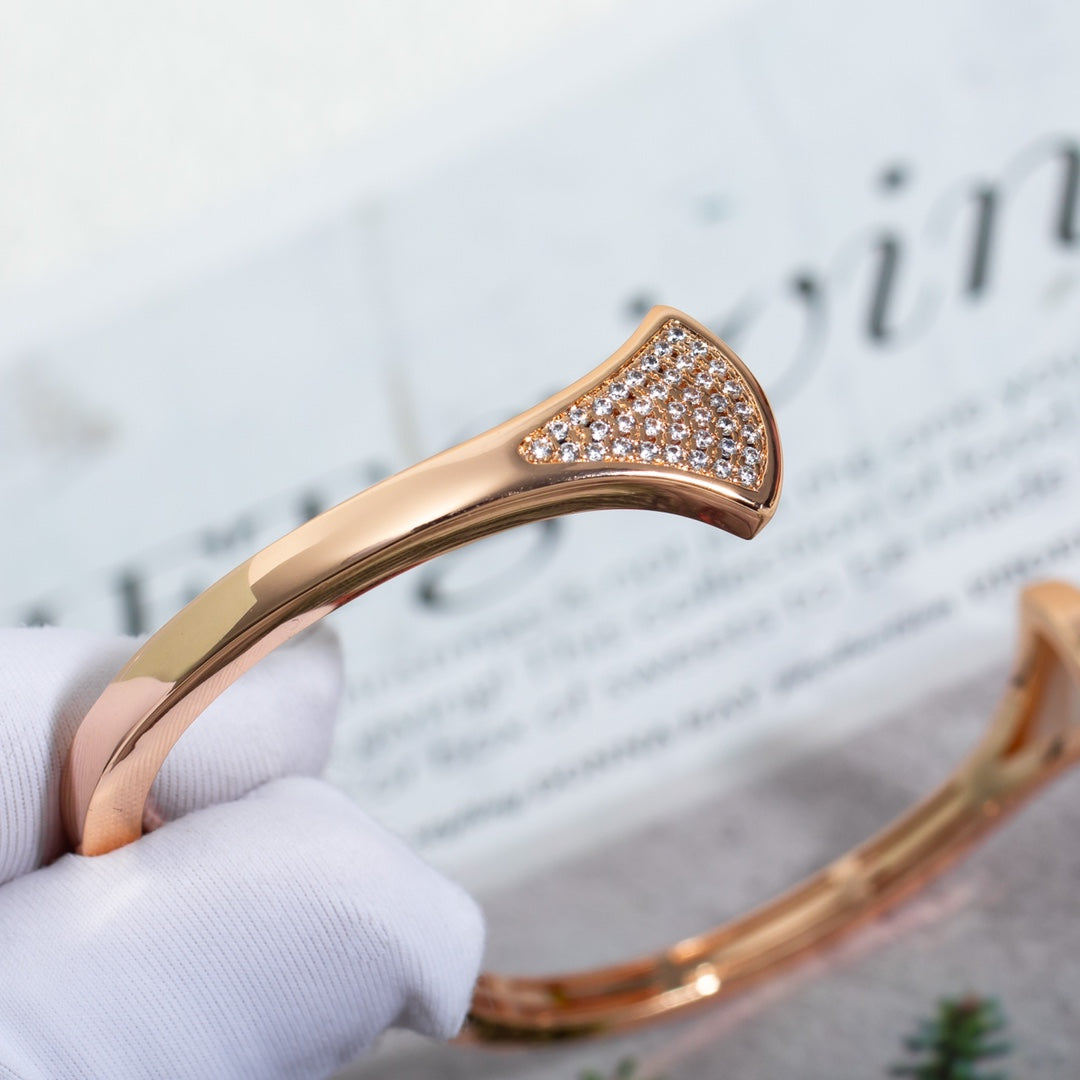 [ELAN LUXE]DREAM BRACELET OPEN PINK GOLD MOP DIAMOND