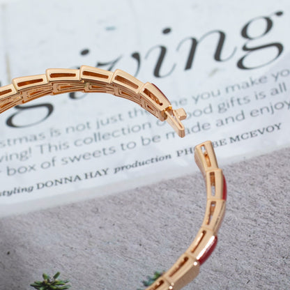 [ELAN LUXE]SERPENTI BRACELET PINK GOLD RUBELLITE