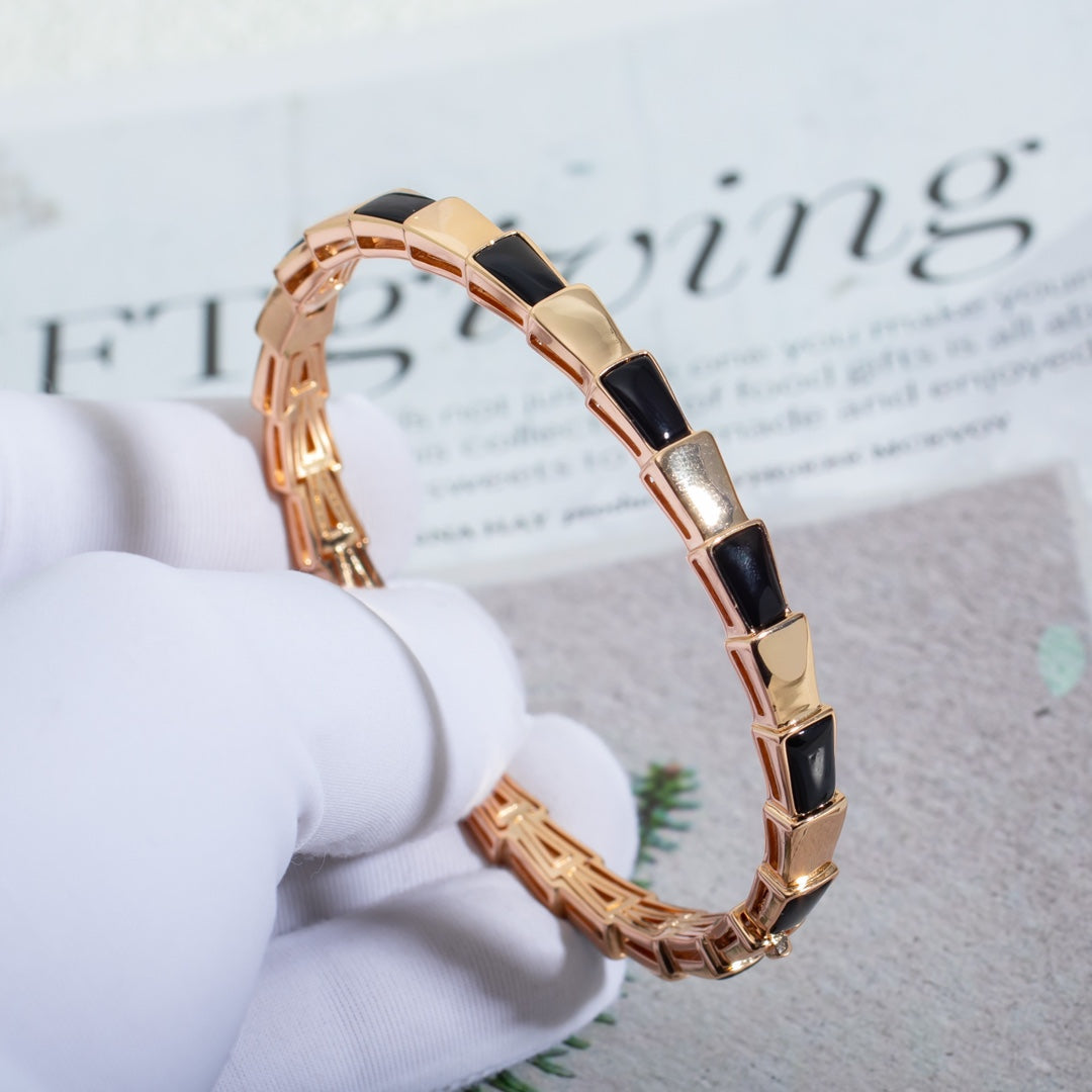 [ELAN LUXE]SERPENTI BRACELET PINK GOLD ONYX