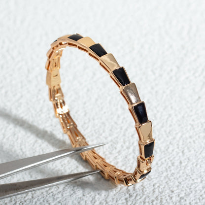 [ELAN LUXE]SERPENTI BRACELET PINK GOLD ONYX