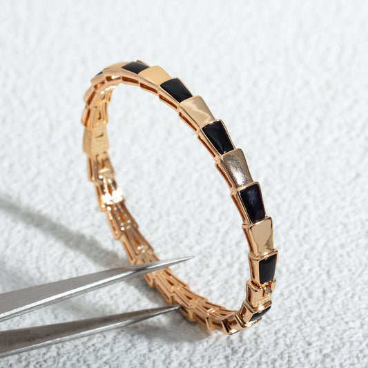 [ELAN LUXE]SERPENTI BRACELET PINK GOLD ONYX