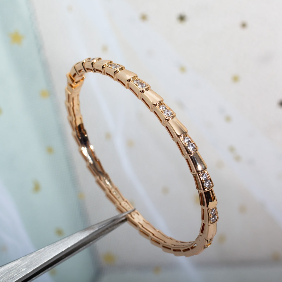 [ELAN LUXE]SERPENTI SMALL BRACELET PINK GOLD DIAMOND