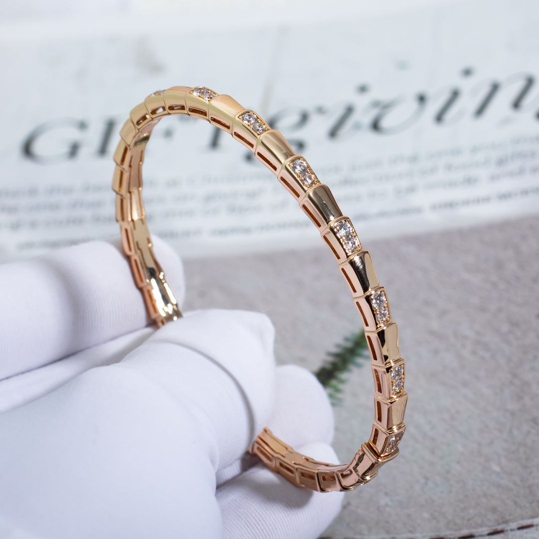 [ELAN LUXE]SERPENTI BRACELET PINK GOLD DIAMOND