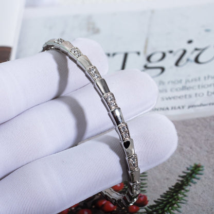 [ELAN LUXE]SERPENTI BRACELET SILVER DIAMOND