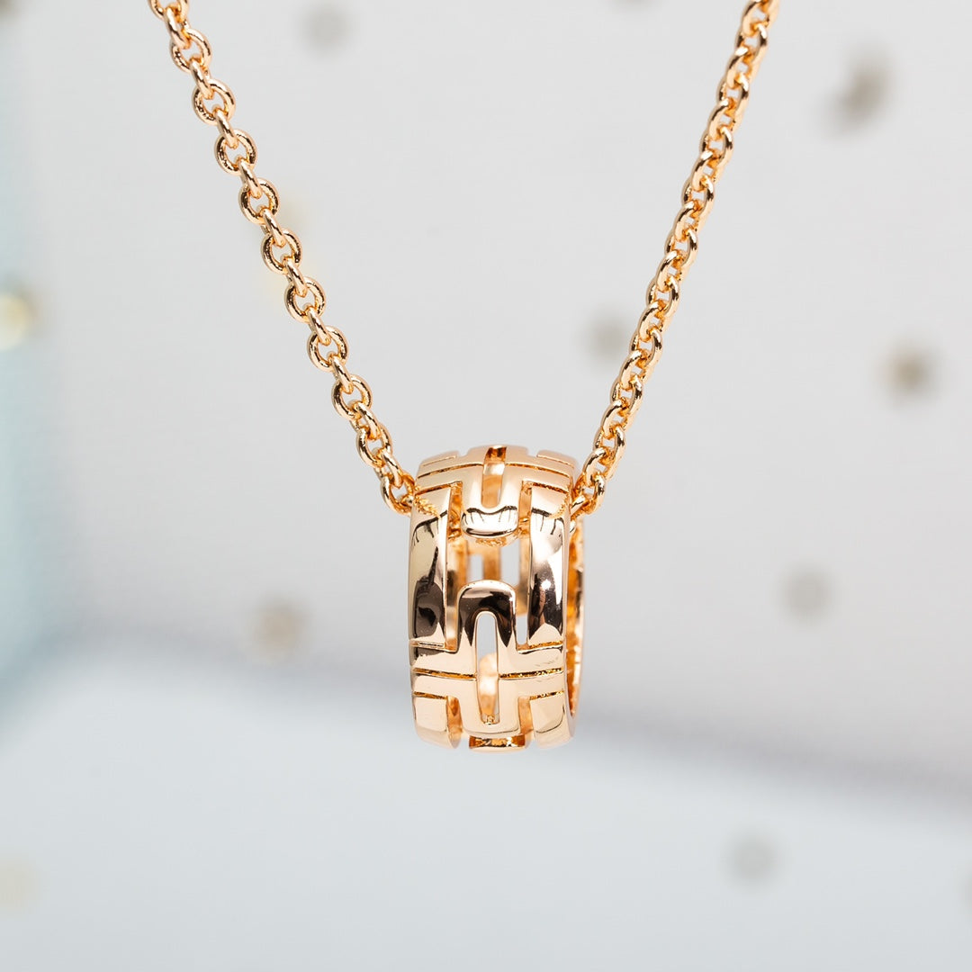 [ELAN LUXE]PARENTESI NECKLACE PINK GOLD