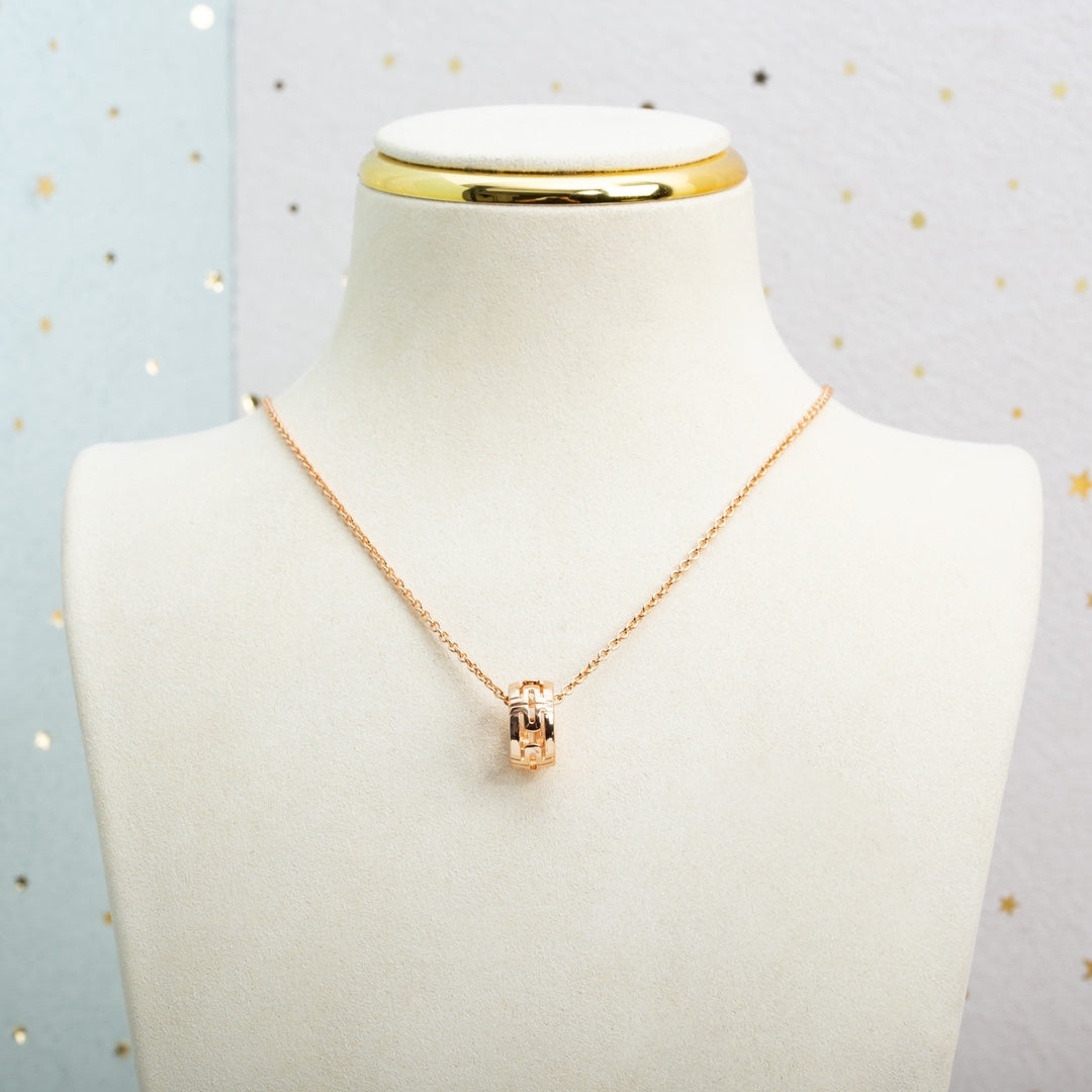 [ELAN LUXE]PARENTESI NECKLACE PINK GOLD