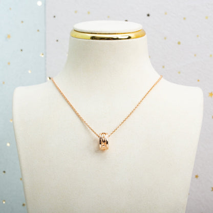 [ELAN LUXE]PARENTESI NECKLACE PINK GOLD