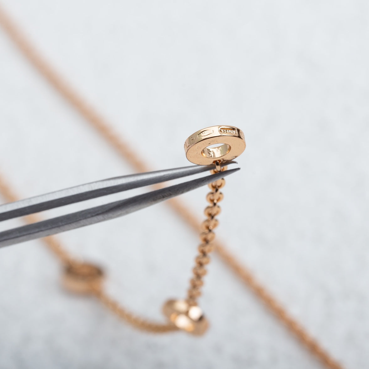 [ELAN LUXE]PARENTESI NECKLACE PINK GOLD