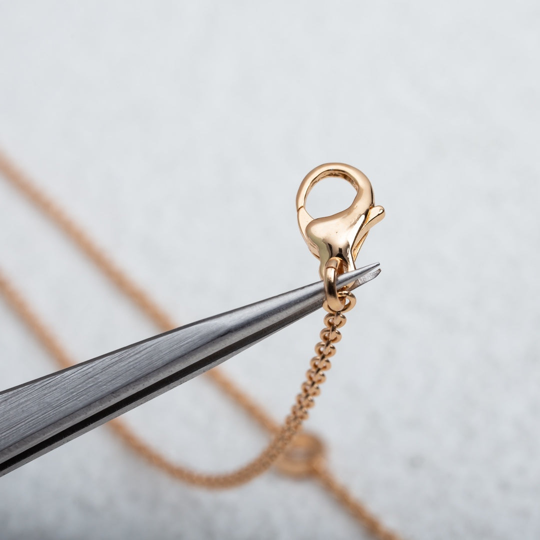 [ELAN LUXE]PARENTESI NECKLACE PINK GOLD