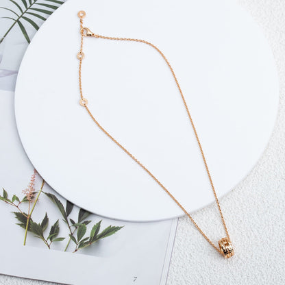 [ELAN LUXE]PARENTESI NECKLACE PINK GOLD