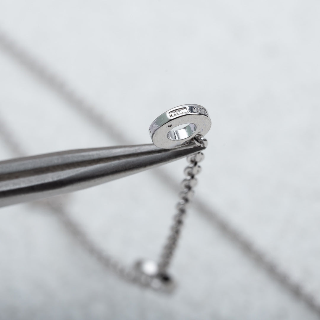 [ELAN LUXE]PARENTESI NECKLACE SILVER DIAMOND