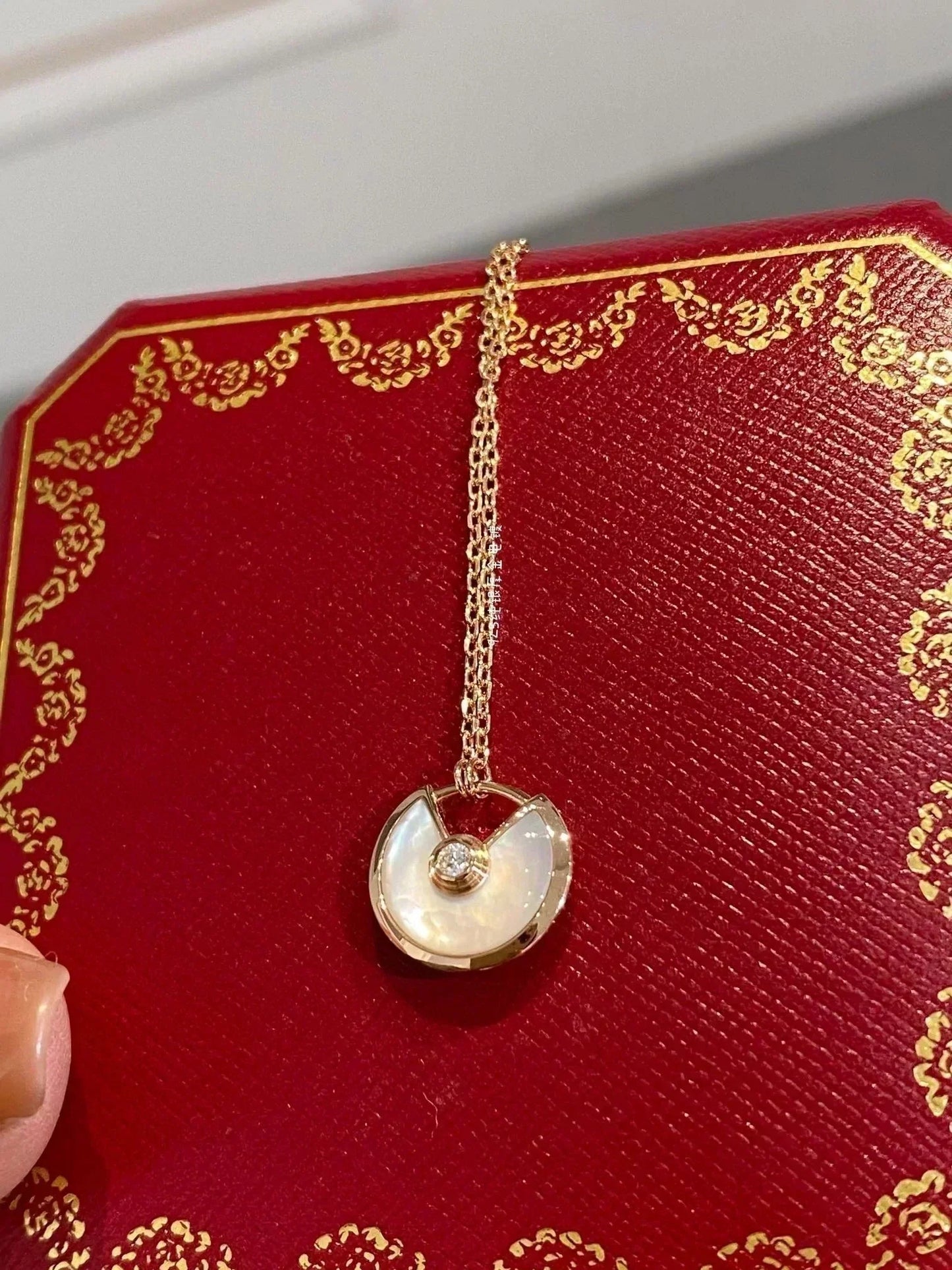 [ELAN LUXE]AMULETTE ROSE GOLD MOP NECKLACE