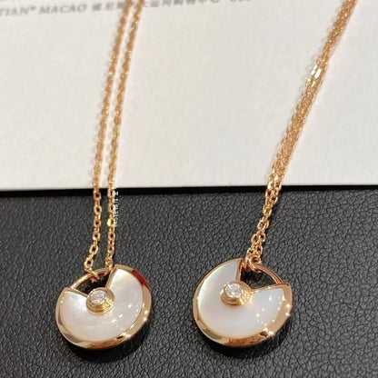 [ELAN LUXE]AMULETTE ROSE GOLD MOP NECKLACE