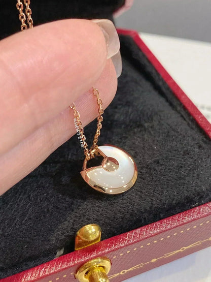 [ELAN LUXE]AMULETTE ROSE GOLD MOP NECKLACE