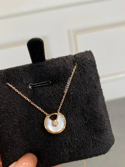 [ELAN LUXE]AMULETTE ROSE GOLD MOP NECKLACE