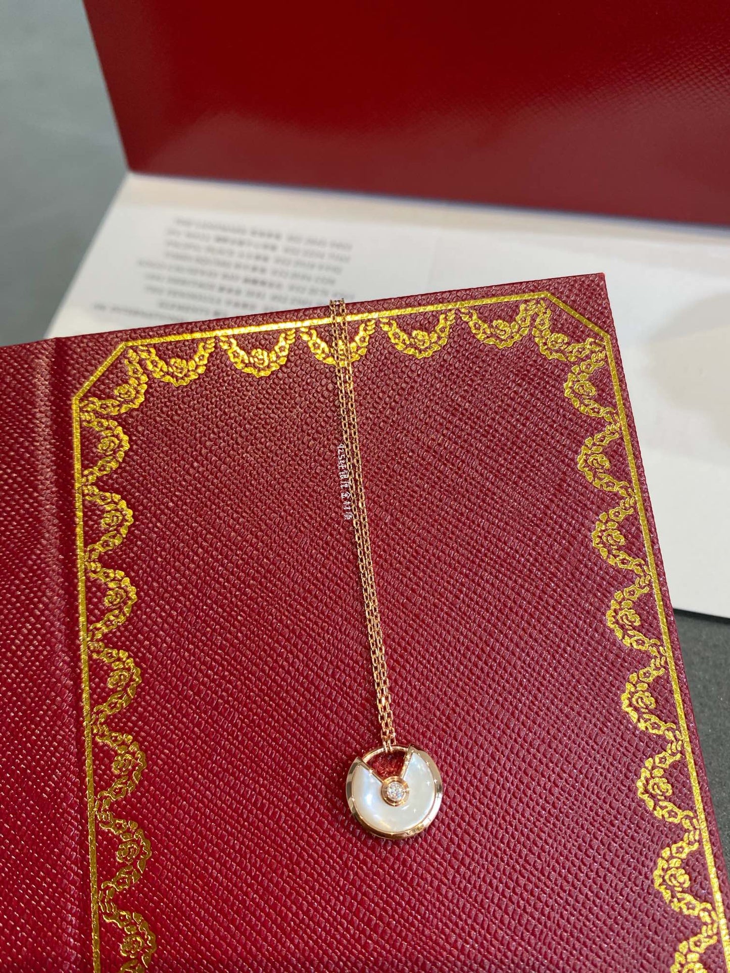 [ELAN LUXE]AMULETTE ROSE GOLD MOP NECKLACE