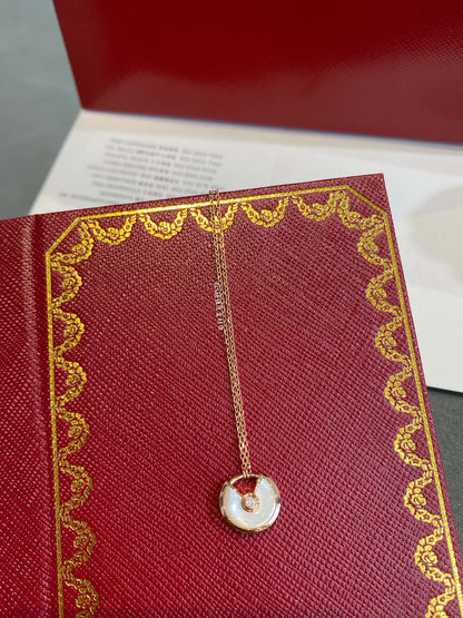 [ELAN LUXE]AMULETTE ROSE GOLD MOP NECKLACE