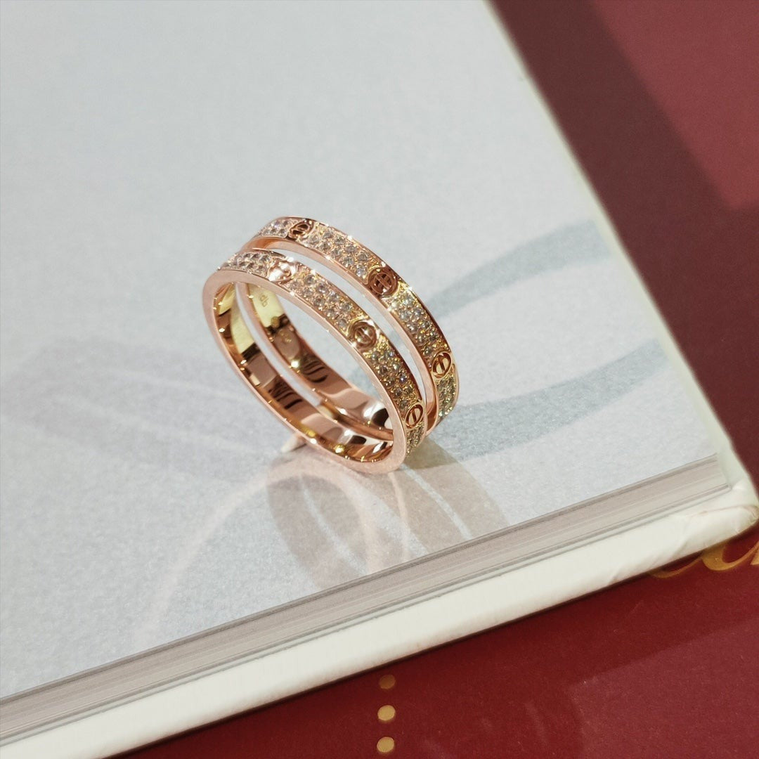 [ELAN LUXE]LOVE RING 2.65MM DIAMOND