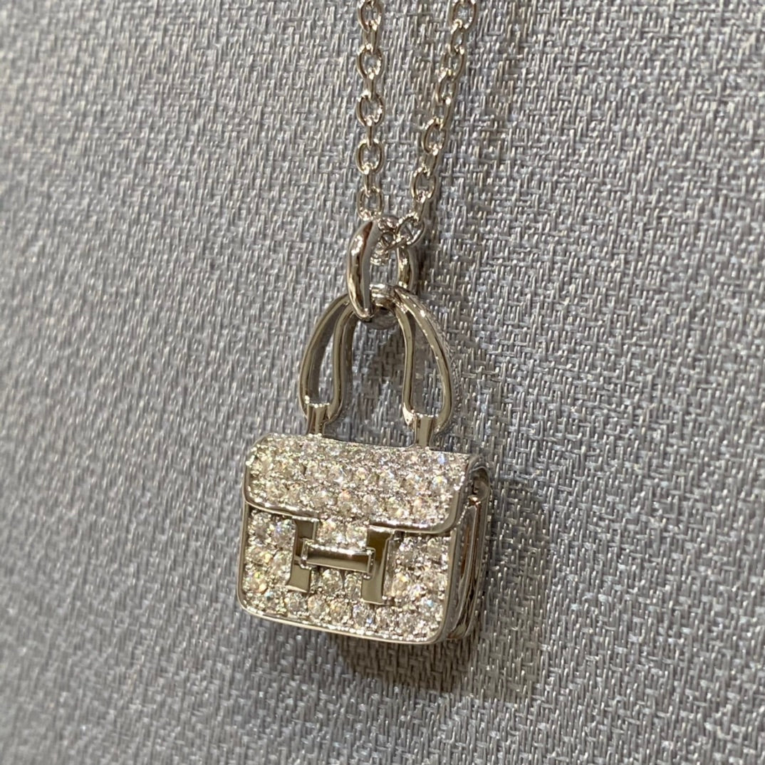 [ELAN LUXE]CONSTANCE PEDANT DIAMOND NECKLACE