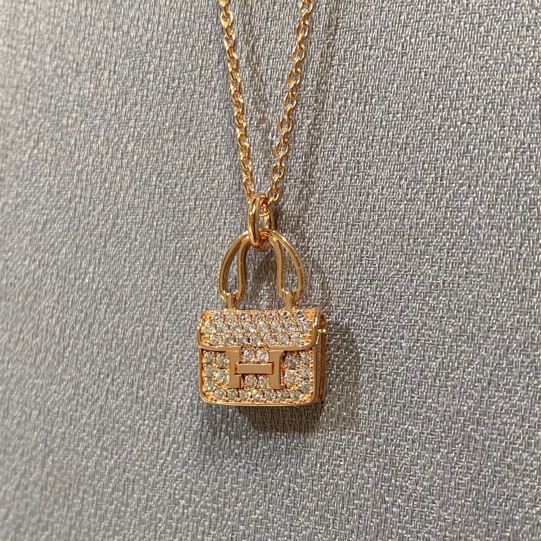 [ELAN LUXE]CONSTANCE PEDANT DIAMOND NECKLACE