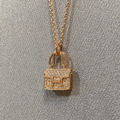 [ELAN LUXE]CONSTANCE PEDANT DIAMOND NECKLACE